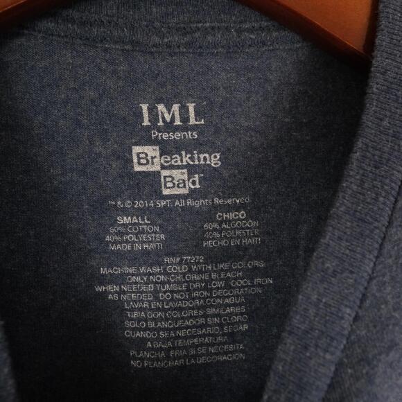 Men's IML Breaking Bad Los Pollos Gray Short Sleeve T-Shirt Small - Picture 3 of 4